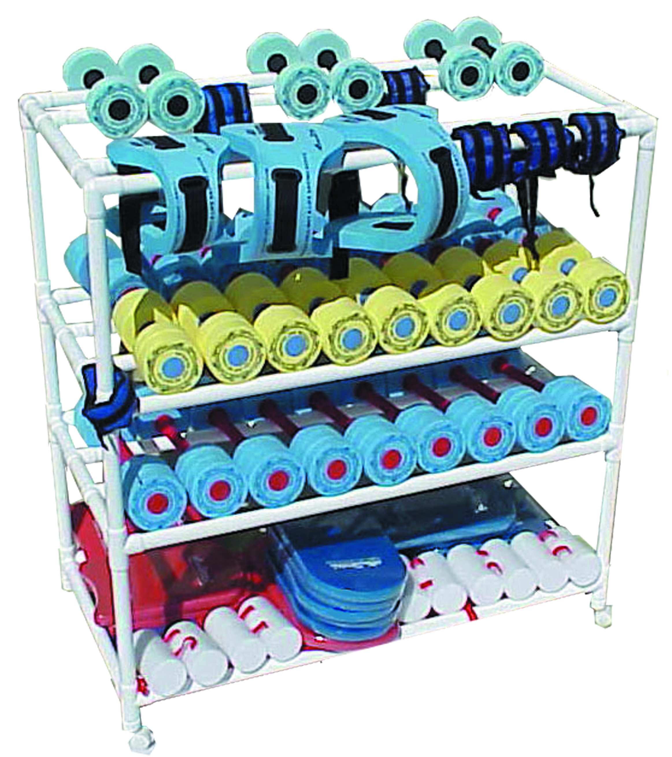 AEROBIC EQUIPTMENT RACK