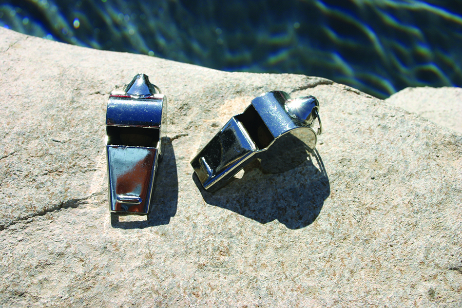 SPRINT AQUATICS METAL WHISTLE