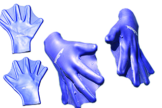 SPRINT AQUATICS  SILICONE GLOVES